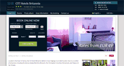 Desktop Screenshot of cithotelsbritanniagenoa-hrez.com